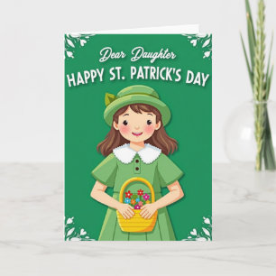 Alles Gute zum St. Patrick's Day Tochter Karte