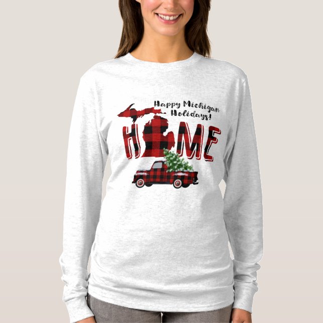 Alles Gute zum Urlaub in Michigan! T-Shirt (Vorderseite)