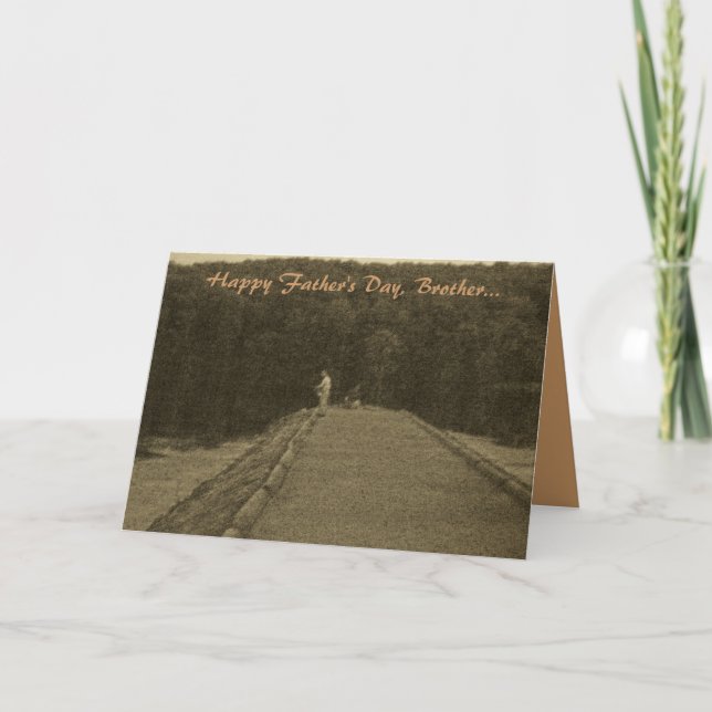 Alles Gute zum Vater, Bruder...-Card Karte (Vorderseite)