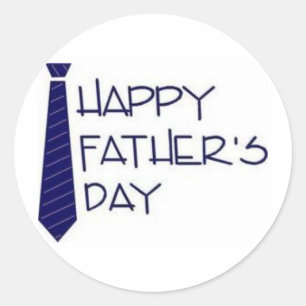 Alles Gute zum Vater! Runder Aufkleber