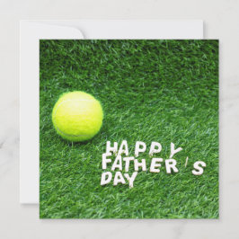Alles Gute zum Vater zum Tennisspieler mit Tennis