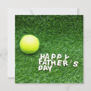 Alles Gute zum Vater zum Tennisspieler mit Tennis