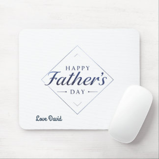 Alles Gute zum Vatertag Elegantes Minimalistisches Mousepad
