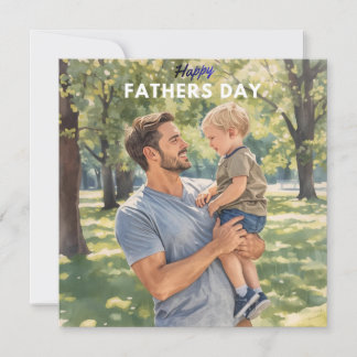 Alles Gute zum Vatertag Karte – Herzlicher Vater u