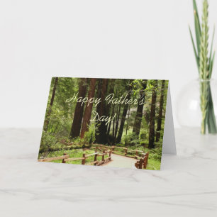 Alles Gute zum Vatertag Muir Woods Path Card Karte