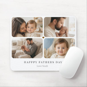 Alles Gute zum Vatertag Neutrale Minimalistische F Mousepad