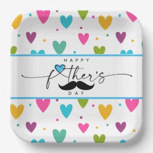 Alles Gute zum Vatertag Pappteller