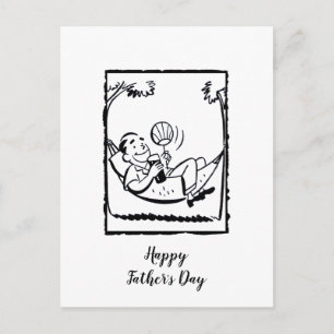 Alles Gute zum Vatertag Postkarte