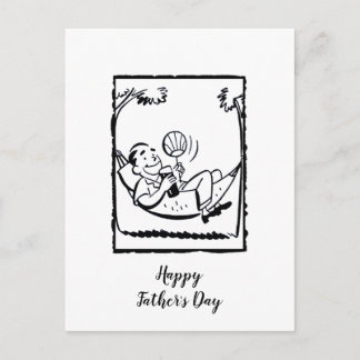 Alles Gute zum Vatertag Postkarte