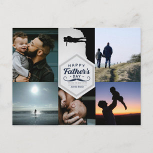 Alles Gute zum Vatertag Schnurrbart-Tribut-Design Postkarte