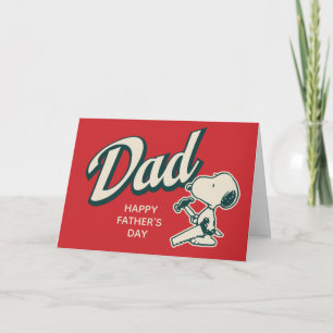 Alles Gute zum Vatertag   Snoopy Handyman Karte