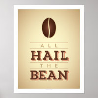 Alles Hagel, das Bean Art Poster