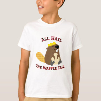 Alles Hail the Waffle Schwanz T - Shirt