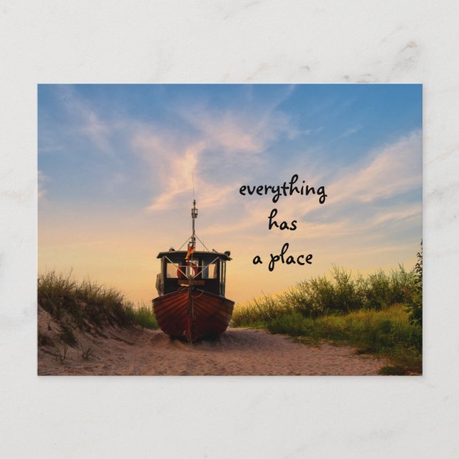 Alles hat Platz Postkarte (Vorderseite)