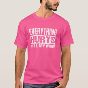 Alles Huren nennen meine Mama - Funny Workout Joke T-Shirt