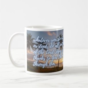 Alles im Namen Jesu Tasse