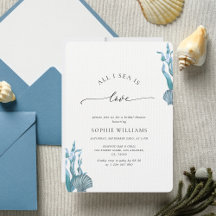 Alles in der See ist Liebe Nautical Coastal Brautp