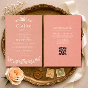 Alles in Einem Cielito Lindo Talavera Baby Shower Einladung