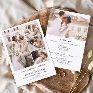 Alles in einem Minimalistischen Foto White Wedding
