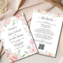Alles in einem rosa Roses-Sage Grüne Hochzeit