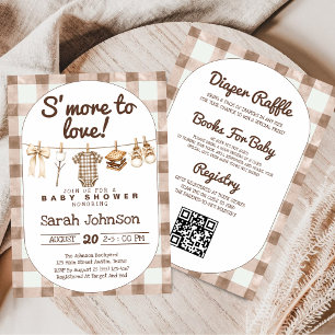 Alles in Einem: S'more To Love-Baby-Party Einladung