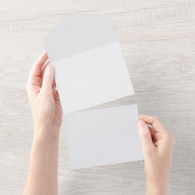Alles in einer Perle beenden Hochzeit Einladung (Abreißtisch)
