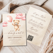 Alles in einer Pink Girl Baby Dusche