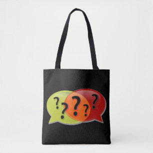 Alles in Frage stellen Tasche