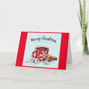 ALLES IST CALM/BRIGHT / CUP DER SICHERHEIT IST REC FEIERTAGSKARTE