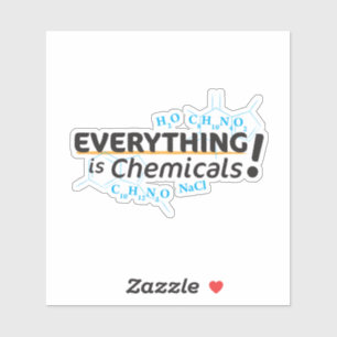 ALLES IST CHEMIKALIEN AUFKLEBER
