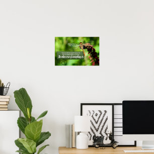 "Alles ist ein Wunder" Inspiration Zitat Poster