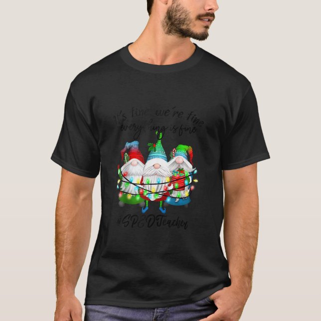 Alles ist eine gute Bildung Sped Teacher T-Shirt (Vorderseite)