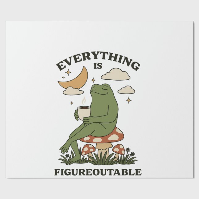 Alles ist Figureoutable Geschenkpapier (Flach)