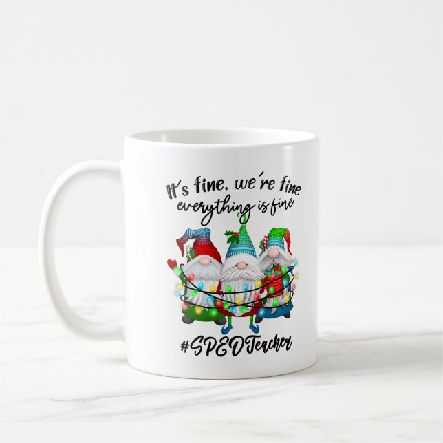 Alles ist gut besondere Bildung SPED Lehrer Kaffeetasse (Links)