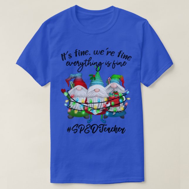 Alles ist gut besondere Bildung SPED Lehrer T-Shirt (Design vorne)
