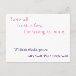 Alles ist gut, das endet gut postkarte