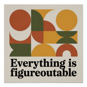 Alles ist herausfindbar poster