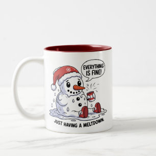 Alles ist in Ordnung, ich habe einfach nur einen Z Zweifarbige Tasse