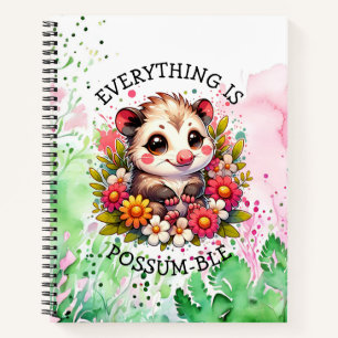 Alles ist möglich Inspirationsquelle Notizbuch