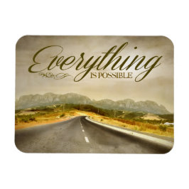 "Alles ist möglich" Motivation Affirmation Magnet