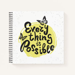 Alles ist möglich notizbuch
