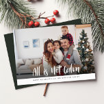 Alles ist nicht ruhig | Funny Family Christmas Fot Feiertagskarte<br><div class="desc">Die Einführung unseres "alles ist nicht ruhig | Funny Christmas Foto Weihnachtskarten" - die perfekte Art, Spaß und Fröhlichkeit in Ihre Urlaubssegmente zu bringen! Diese Karten sind für Familien gedacht, die das Chaos der Feriensaison annehmen. Statt die üblichen ruhigen und komponierten Urlaubsszenen zu porträtieren, feiern diese Karten die Momente des...</div>