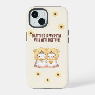 Alles ist paws-itiv, wenn wir zusammen sind! iPhone 15 hülle