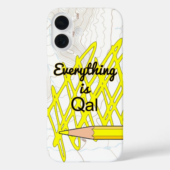 Alles ist Quaternär Alluvium- Geologe iPhone 16 Hülle (Rückseite)