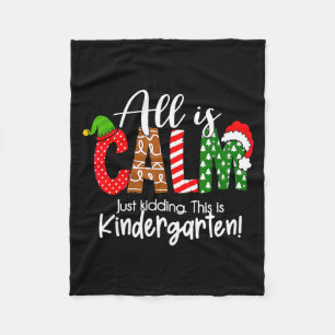 Alles ist ruhig, nur Quatsch, das ist Kindergarten Fleecedecke