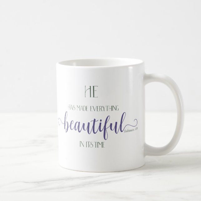 Alles ist schön - Pred 3:11 Kaffeetasse (Rechts)