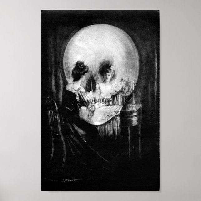 Alles ist Vanity, Charles Allan Gilbert Poster (Vorne)