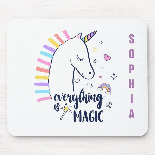 Alles ist zauberhaft mousepad (Vorne)