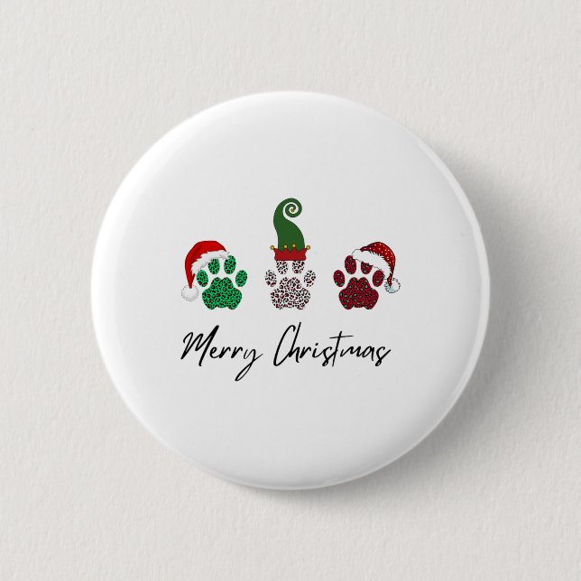 Alles italienische Greyhound Frohe Weihnachtskuh P Button (Vorderseite)