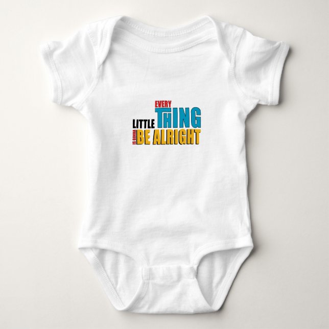 Alles Kleine ist, dass es gut geht Baby Strampler (Vorderseite)